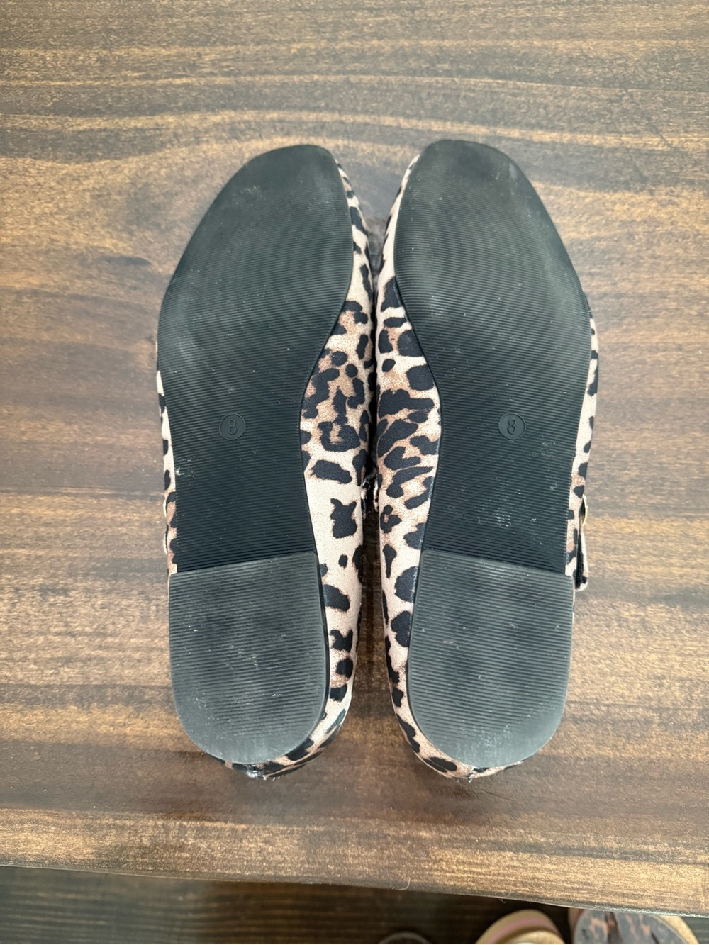 GAP Leopard Print Mary Jane Flats in Tan and Black - Picture 7 of 10